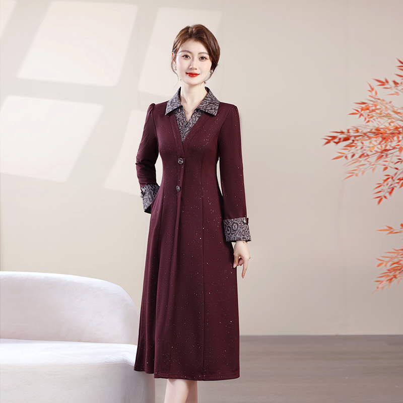 Winter Clothing Trends 2025 - Elegant Temperament Women's Lapel Fake Two-piece