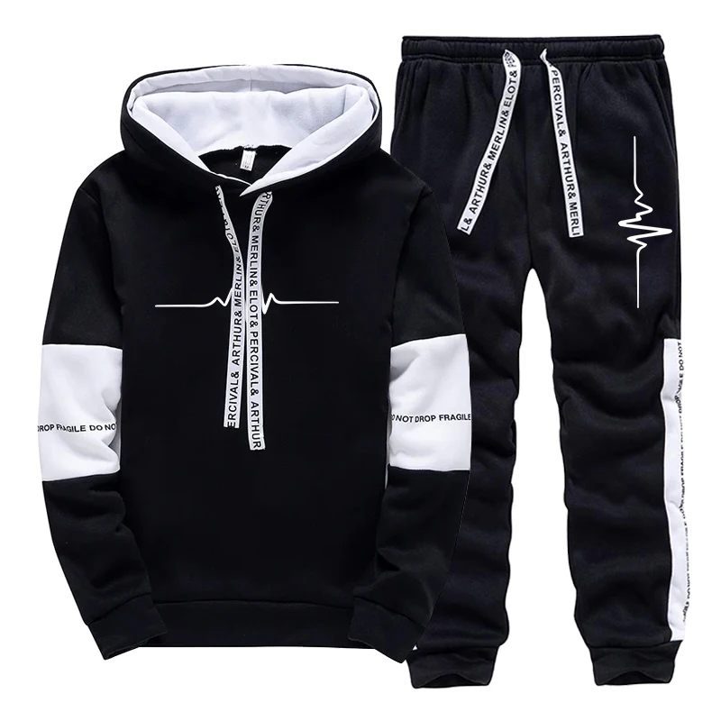 Winter Clothing For Men - Men's Tracksuit Quality Casual Hooded Sweatshirts