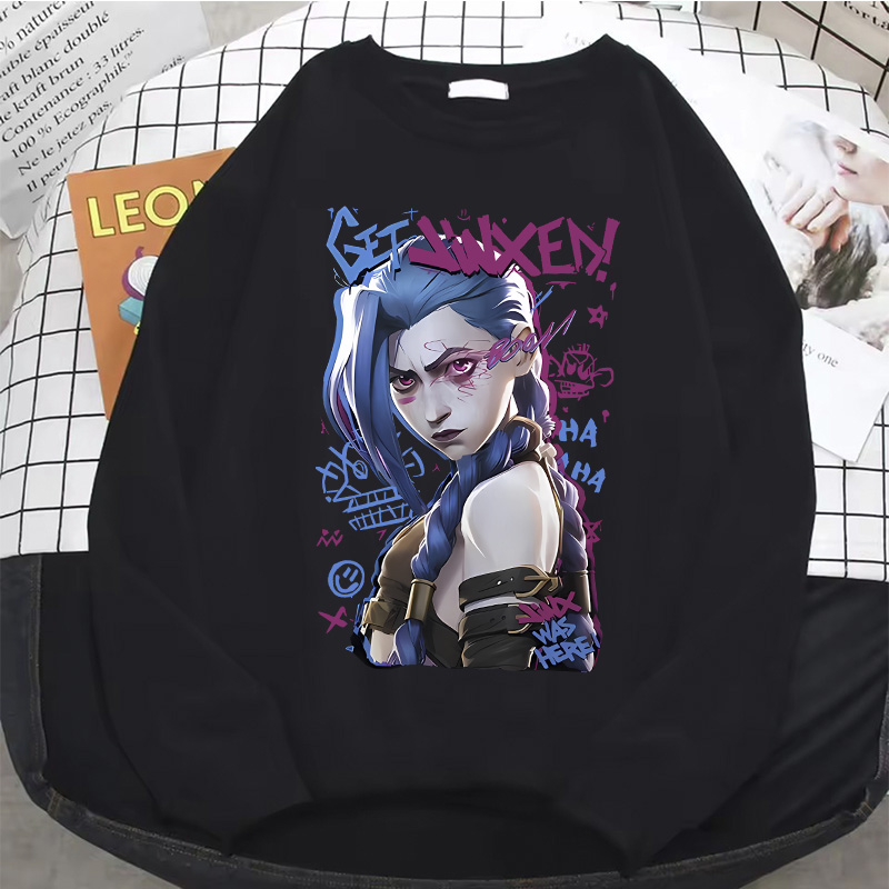 Winter Under Clothing - Jinx Arcane Hoodie Hot Anime Women