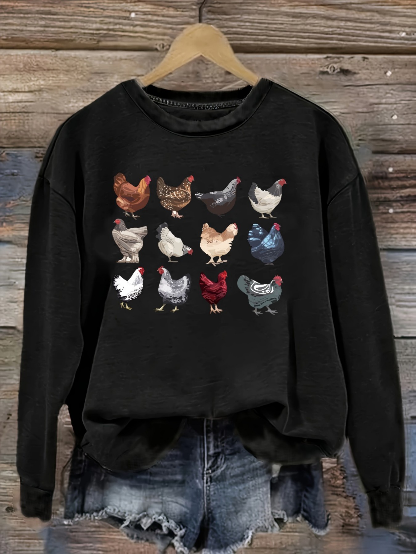 Winter Clothing For - Women's Casual Long Sleeve Crew Neck