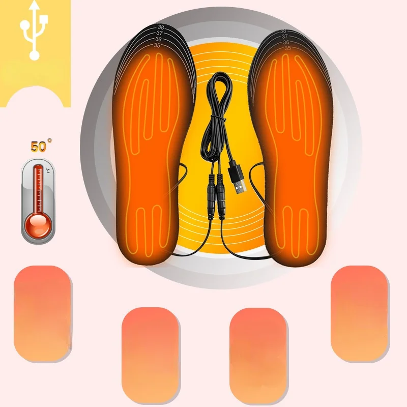 Heated Insole Rechargeable - USB Rechargeable Heated Insoles Size 35-46
