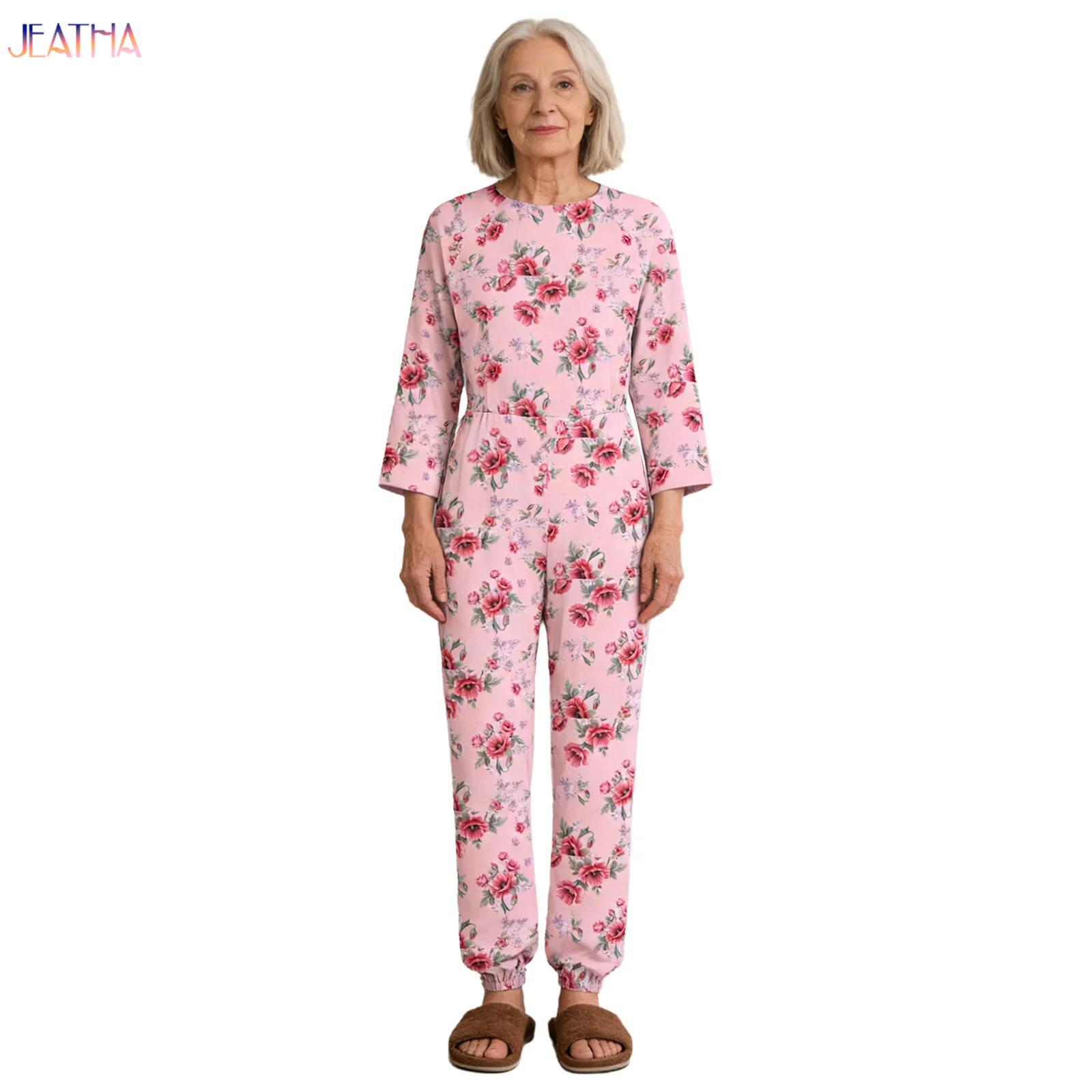 Winter Clothing Needs - Womens Elderly Alzheimers Adaptive Rompers Special