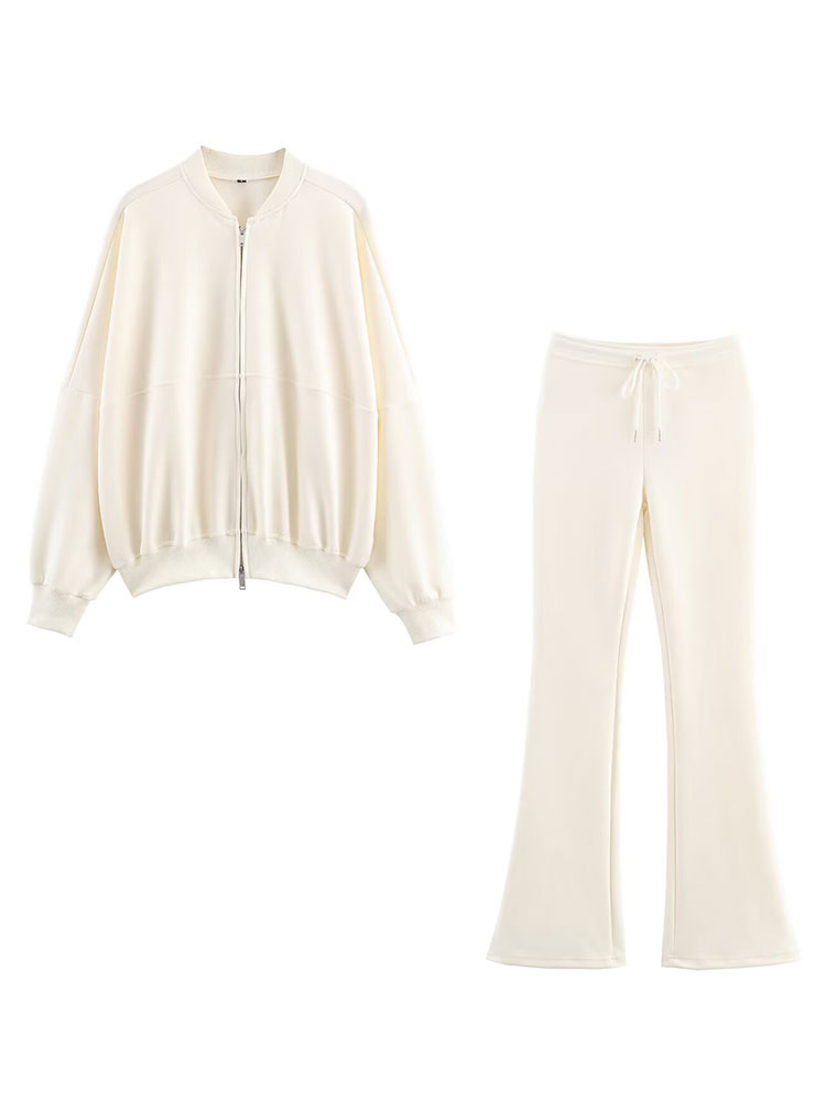 Winter Clothing Pk - HH Women Elegant Solid Flared Pants