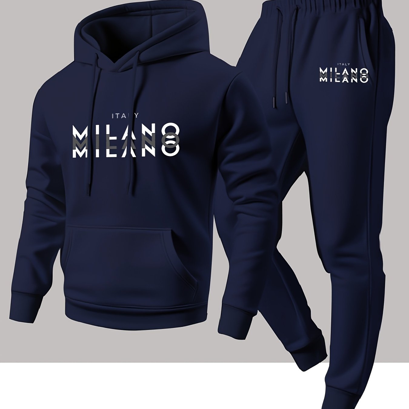 Winter Clothing For Men - Trendy Men's Italian Milan Letter Pattern