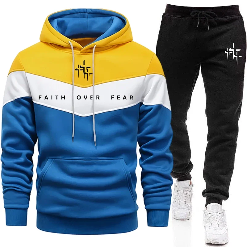 Faith Over Fear Men's Tracksui - Winter Clothing For Men ulasan dan harga