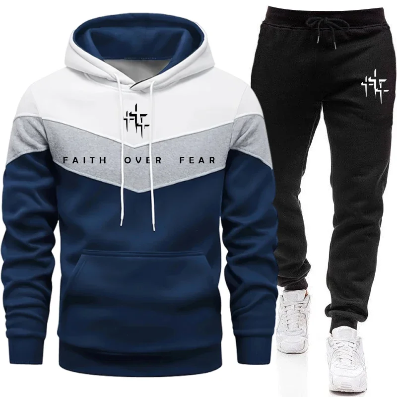 Faith Over Fear Men's Tracksui - Winter Clothing For Men ulasan dan harga