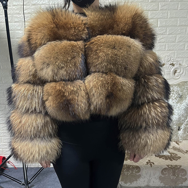 Plus Size Tops Brown Fur Maoma - Winter Clothing Pk ulasan dan harga