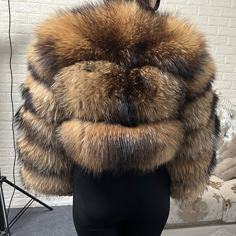 Plus Size Tops Brown Fur Maoma - Winter Clothing Pk ulasan dan harga