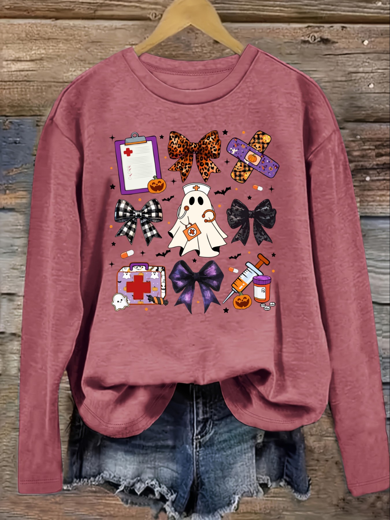 Women's Casual Long Sleeve Cre - Winter Clothing For ulasan dan harga