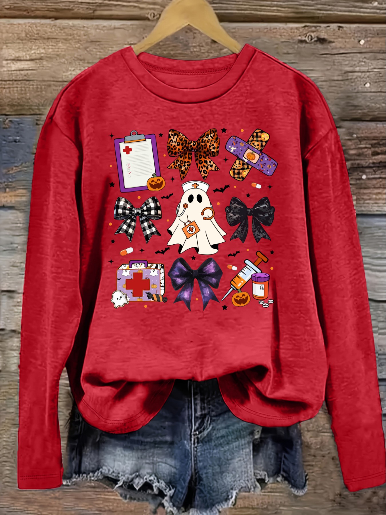 Women's Casual Long Sleeve Cre - Winter Clothing For ulasan dan harga
