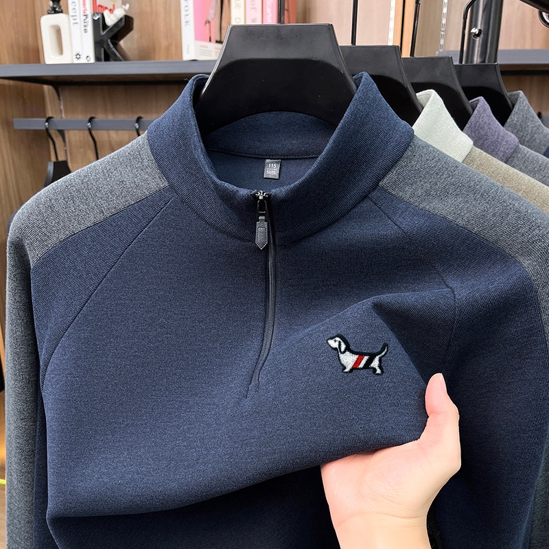 New Men's Mock Neck Quarter Zi - Winter Clothing For Men ulasan dan harga