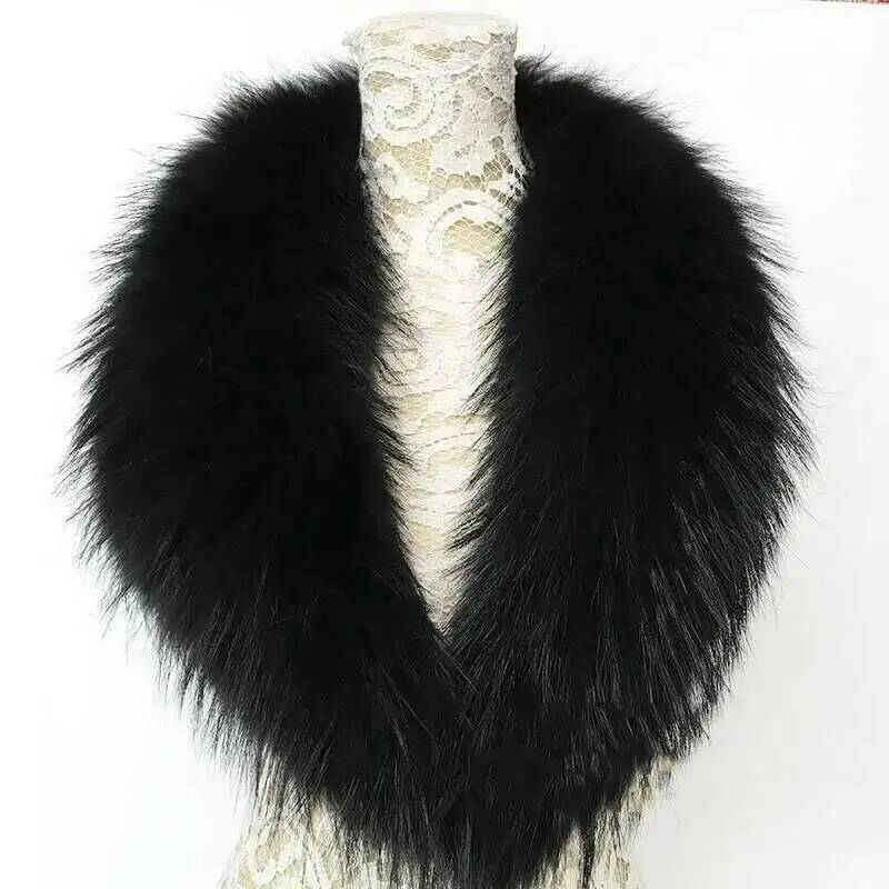 Natural Raccoon Fur Collar Rea - Winter Clothing Pk ulasan dan harga
