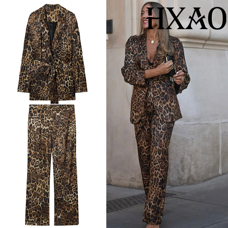 HXAO Leopard Pants Sets 2 Piec - Winter Clothing Pk ulasan dan harga