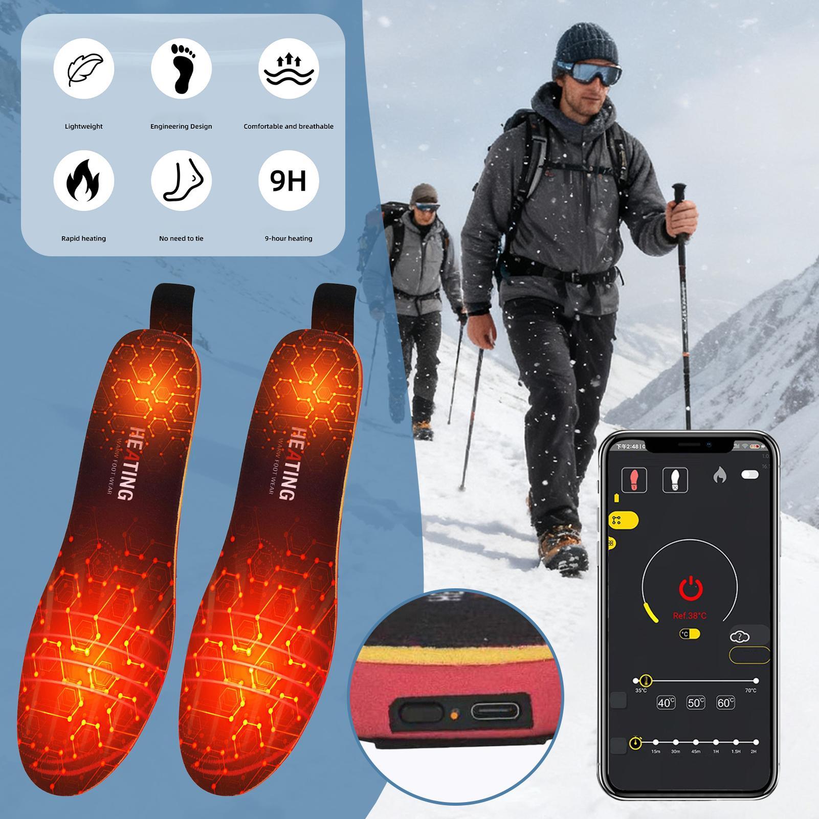 4300mAh Heated Insoles App Con - Heated Insole Rechargeable ulasan dan harga