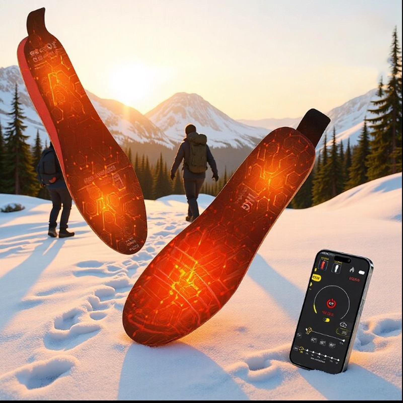 4300mAh Heated Insoles App Con - Heated Insole Rechargeable ulasan dan harga