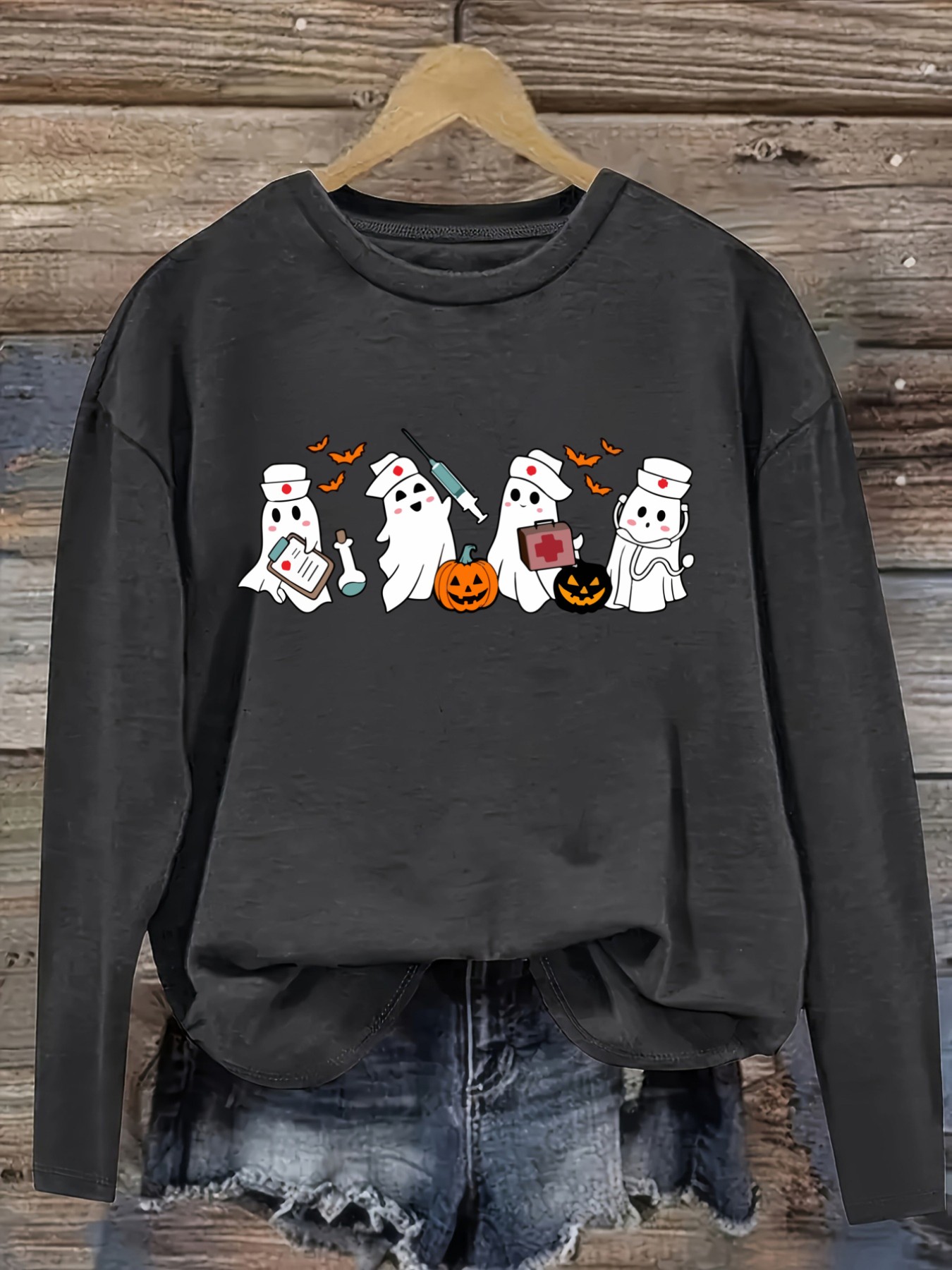 Women's Casual Long Sleeve Cre - Winter Clothing For ulasan dan harga