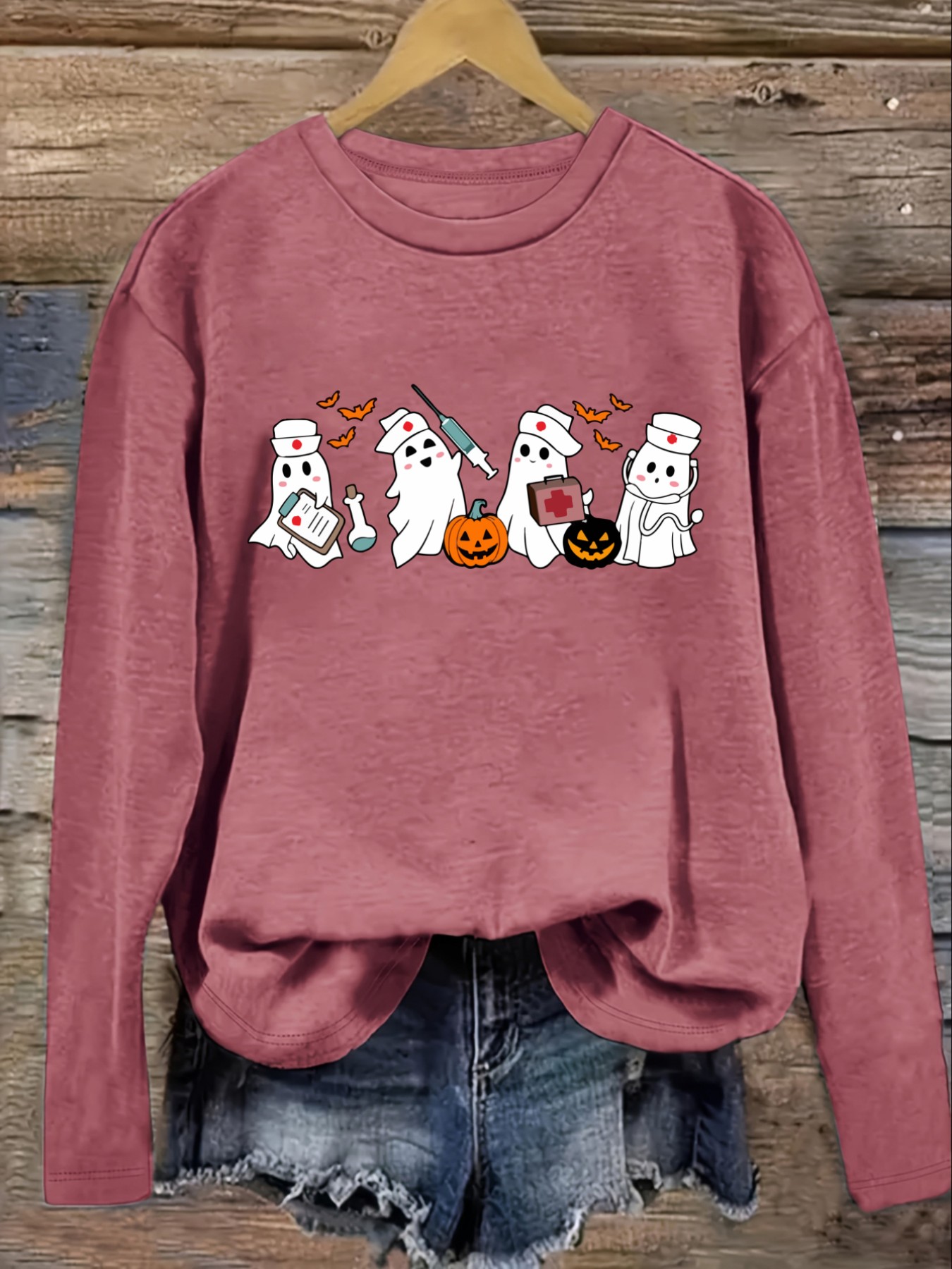 Women's Casual Long Sleeve Cre - Winter Clothing For ulasan dan harga
