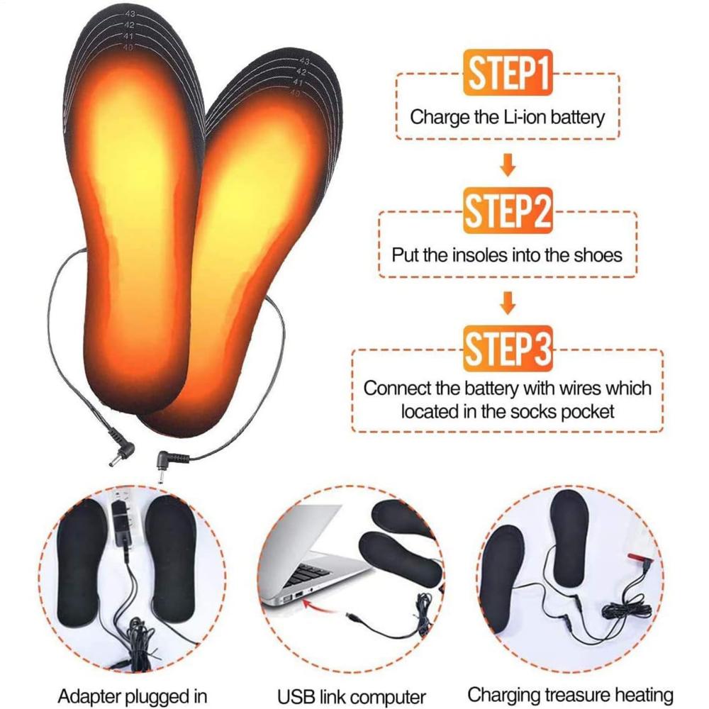 Tolex USB Rechargeable Heated  - Heated Insole Rechargeable ulasan dan harga