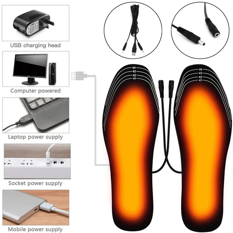 USB Heated Shoe Insoles Electr - Heated Insole Rechargeable ulasan dan harga