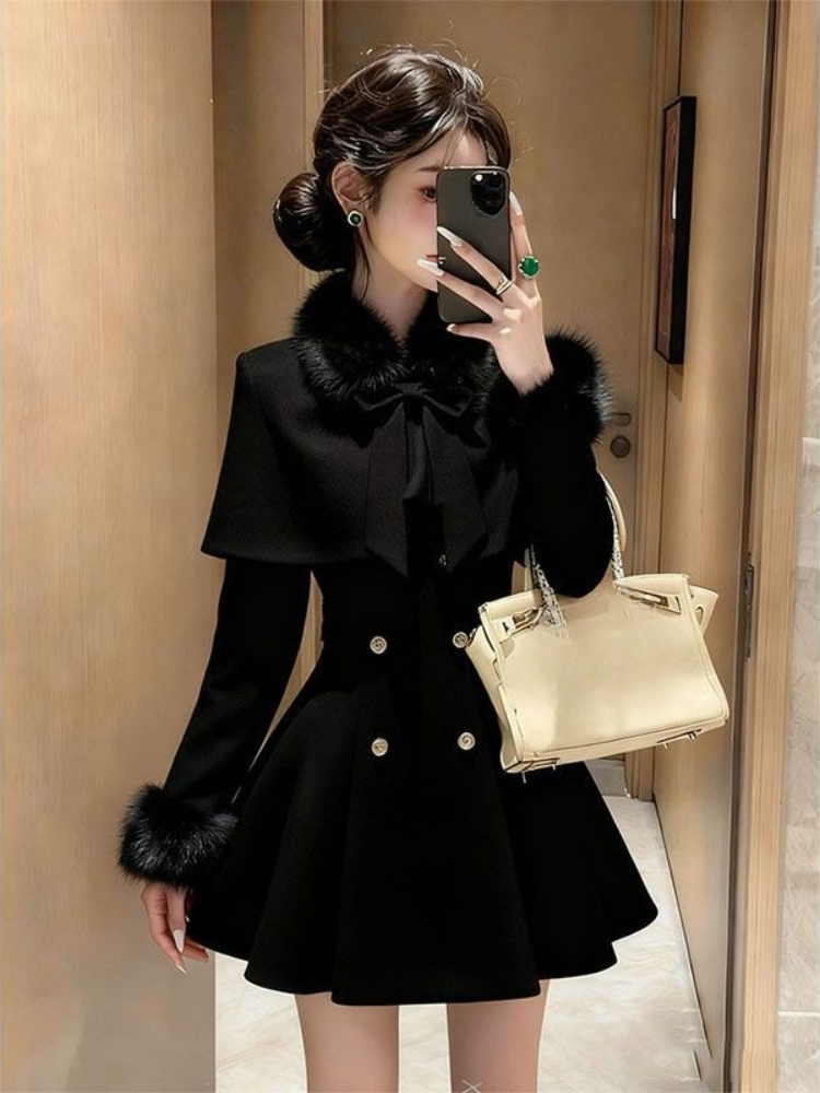 French Elegant Vintage Woolen  - Winter Clothing Trends 2025 ulasan dan harga
