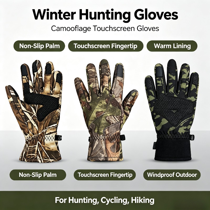 Outdoor Sports Non-slip Huntin - Knit Glove Touch Screen ulasan dan harga
