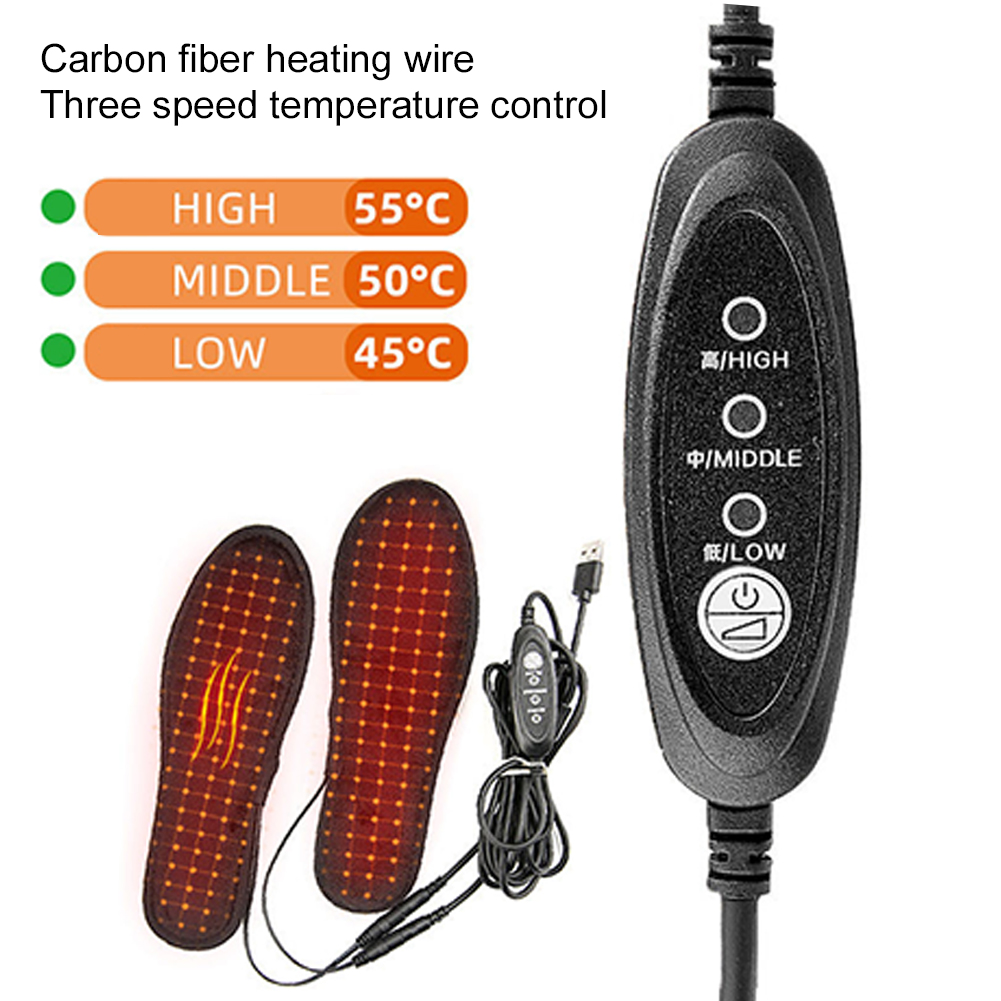 USB Heated Shoe Insoles Electr - Heated Insole Rechargeable ulasan dan harga
