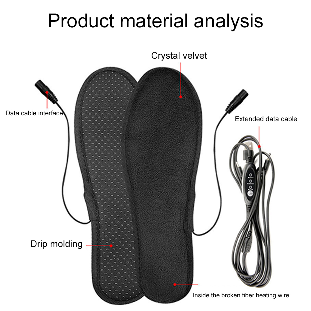 USB Heated Shoe Insoles Electr - Heated Insole Rechargeable ulasan dan harga