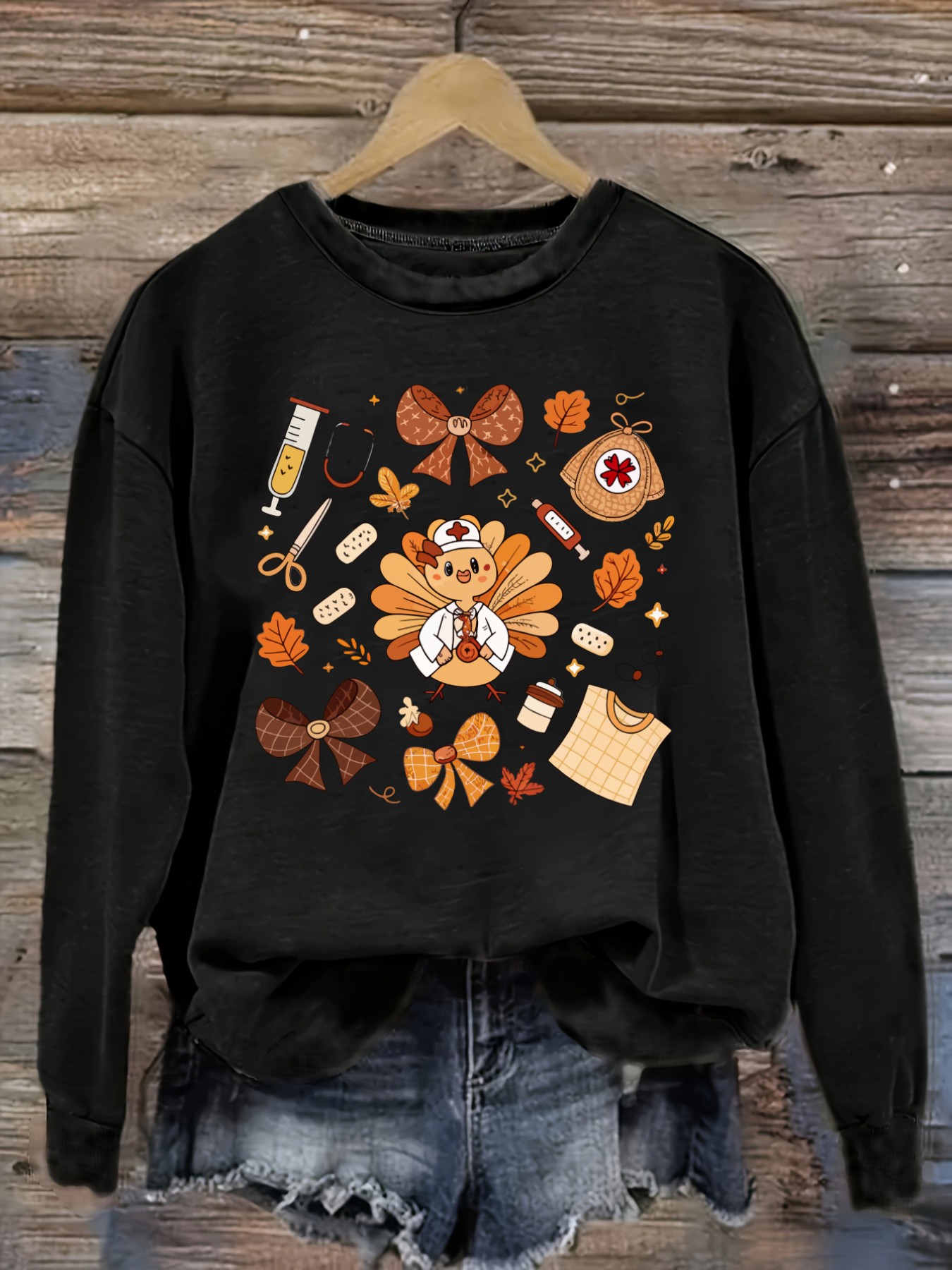Women's Casual Long Sleeve Cre - Winter Clothing For ulasan dan harga