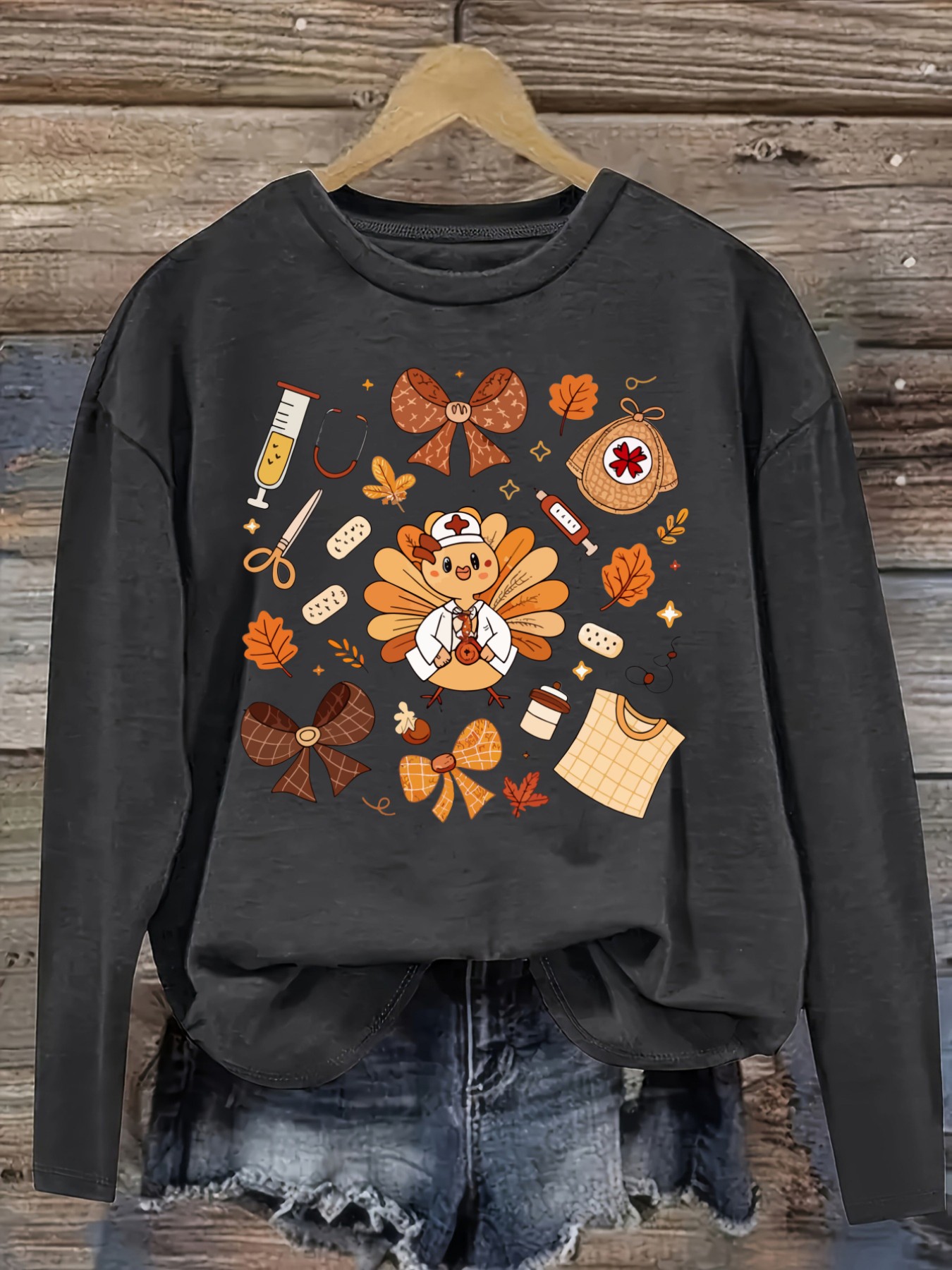 Women's Casual Long Sleeve Cre - Winter Clothing For ulasan dan harga