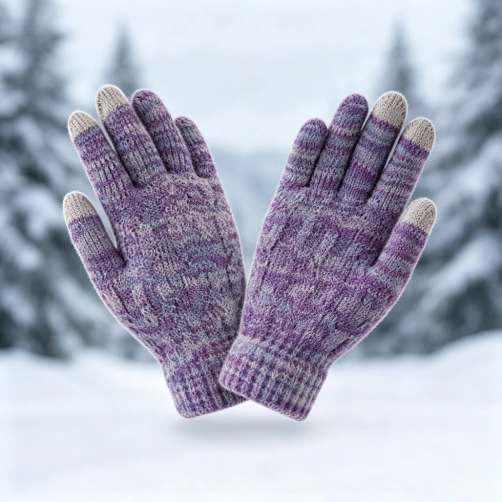2Pcs/Set Fashion Winter Childr - Knit Glove Touch Screen ulasan dan harga