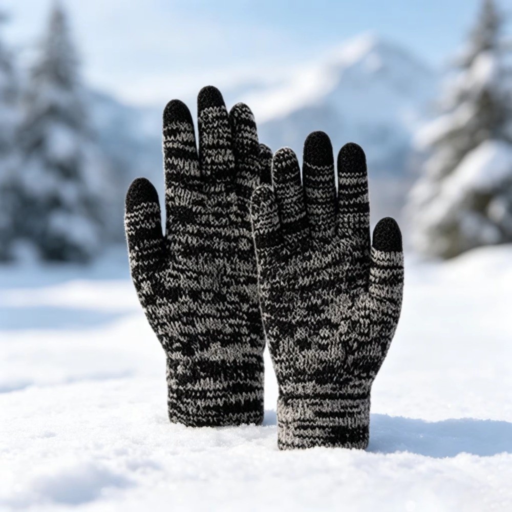 2Pcs/Set Fashion Winter Childr - Knit Glove Touch Screen ulasan dan harga