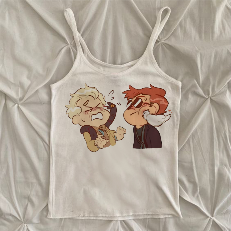 Good OmensY2k Good Omens Print - Winter Clothing Zara ulasan dan harga