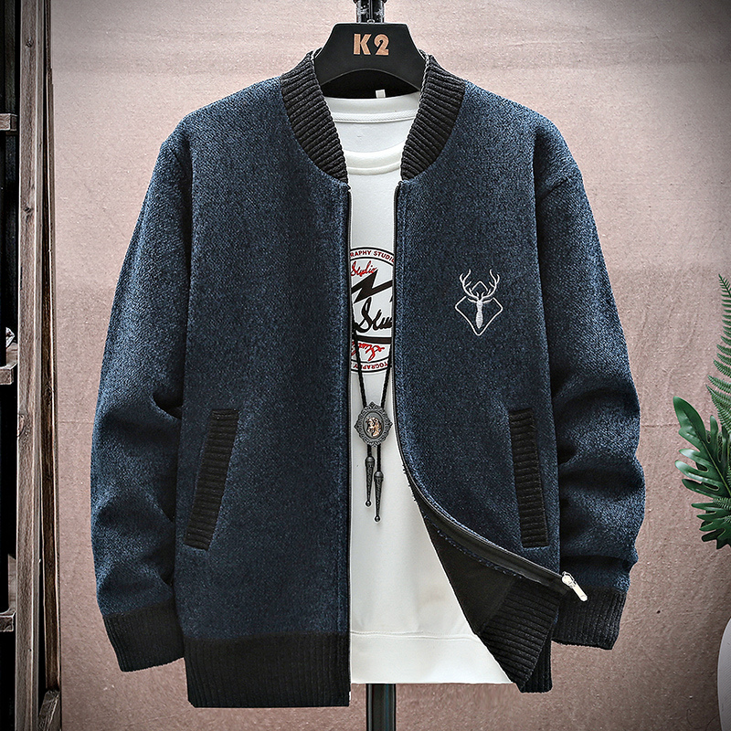 Men Cardigan Knitted Sweaterco - Winter Clothing Trends 2025 ulasan dan harga