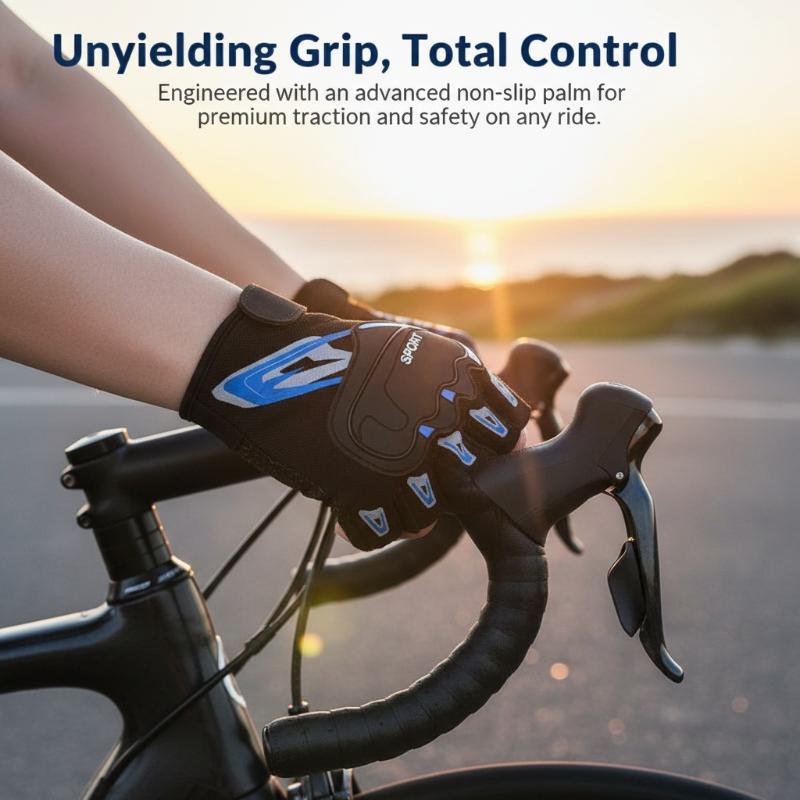 Breathable Motorcycle Gloves 1 - Knit Glove Touch Screen ulasan dan harga