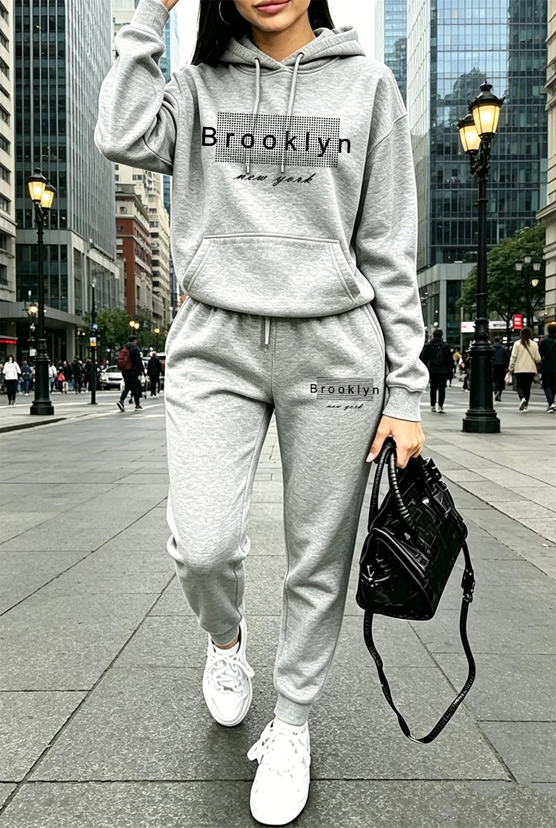 Womens Tracksuit Printing Casu - Winter Clothing For ulasan dan harga