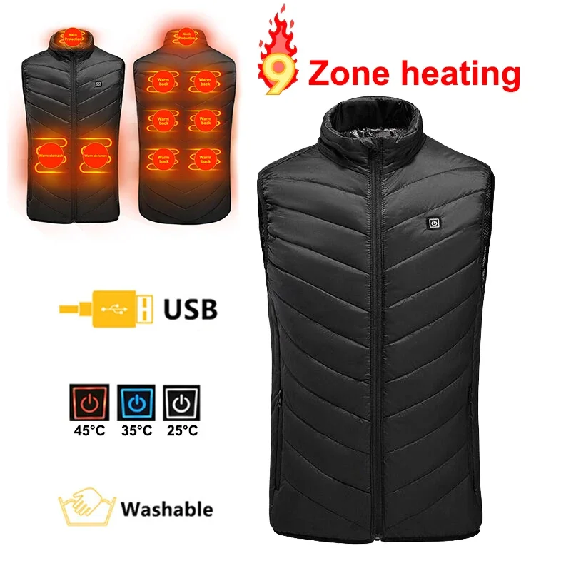PHMAX Heated Vest Winter Warm  - Winter Under Clothing ulasan dan harga