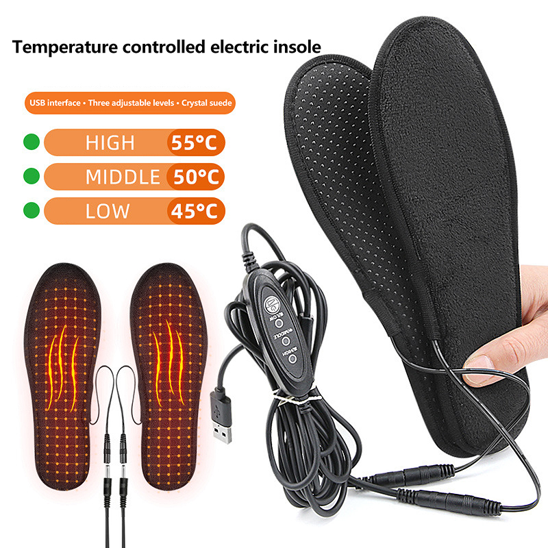 USB Heated Shoe Insoles Electr - Heated Insole Rechargeable ulasan dan harga