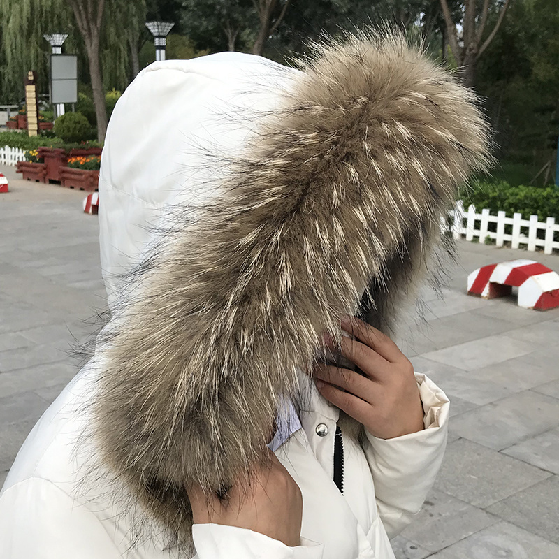 Real Fur Collar for Coat Parka - Winter Clothing Pk ulasan dan harga
