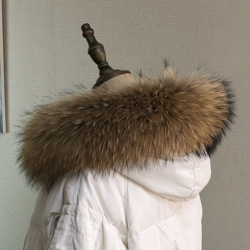 Real Fur Collar for Coat Parka - Winter Clothing Pk ulasan dan harga