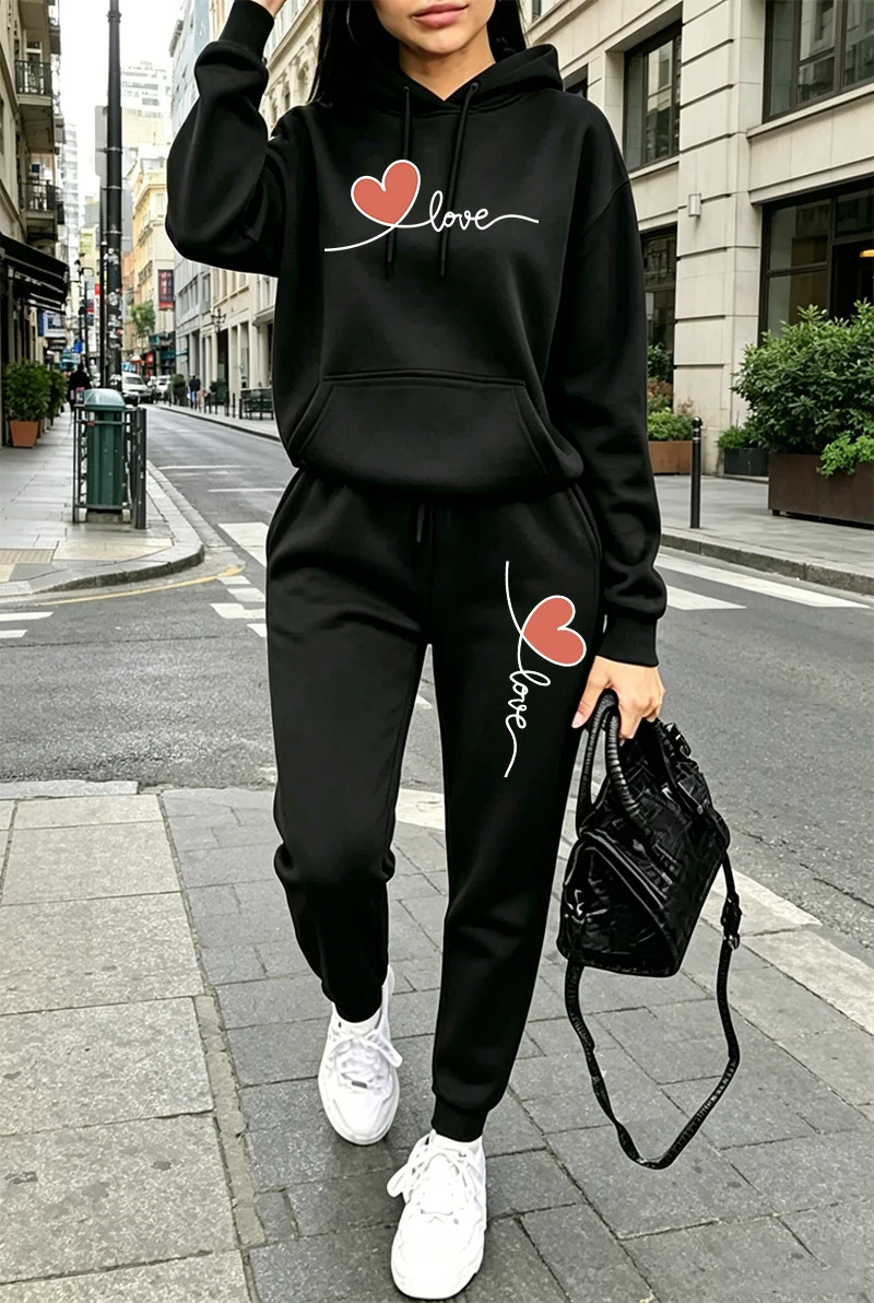 Womens Tracksuit Print Casual  - Winter Clothing For ulasan dan harga