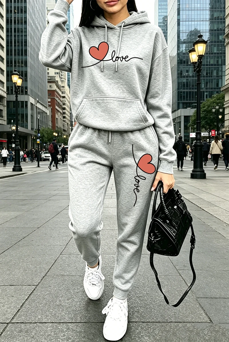 Womens Tracksuit Print Casual  - Winter Clothing For ulasan dan harga