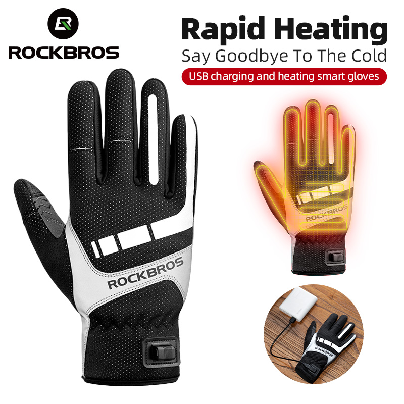 ROCKBROS Heated Winter Glove C - Knit Glove Touch Screen ulasan dan harga