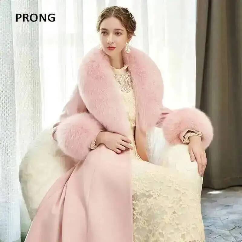 100% Real Fox Fur Collar Winte - Winter Clothing Pk ulasan dan harga
