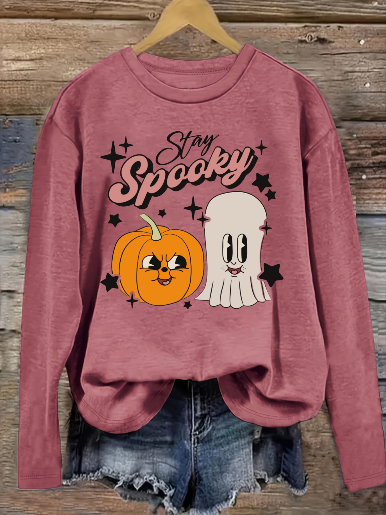 Women's Casual Long Sleeve Cre - Winter Clothing For ulasan dan harga