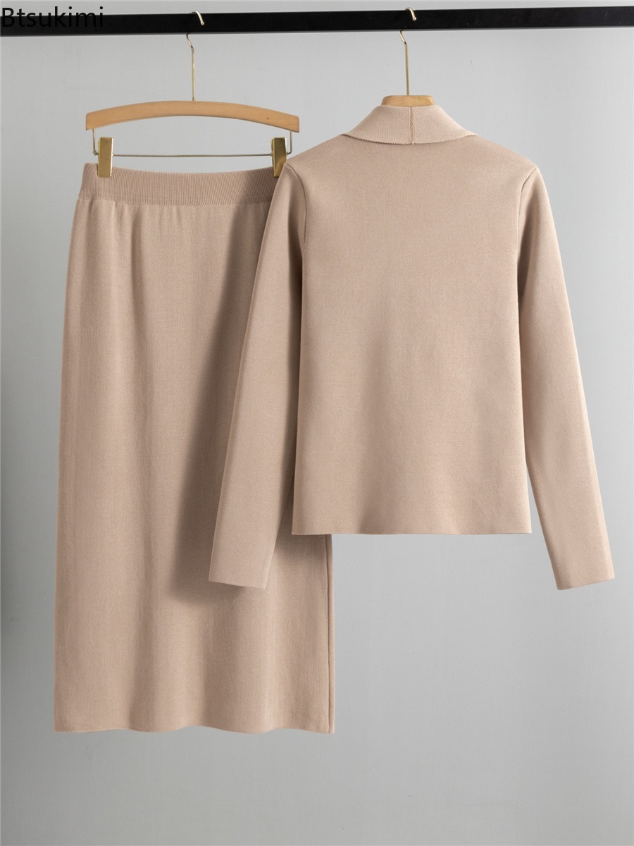 Autumn Winter Knitted Two-piec - Winter Clothing Pk ulasan dan harga