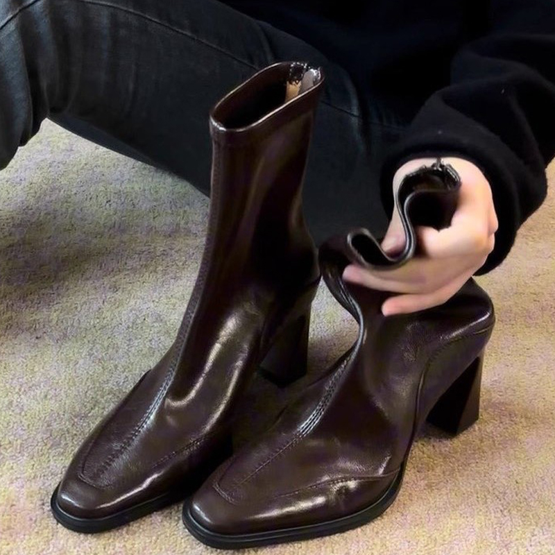 High Heels Women’s Ankle Boots - Winter Clothing Trends 2025 ulasan dan harga